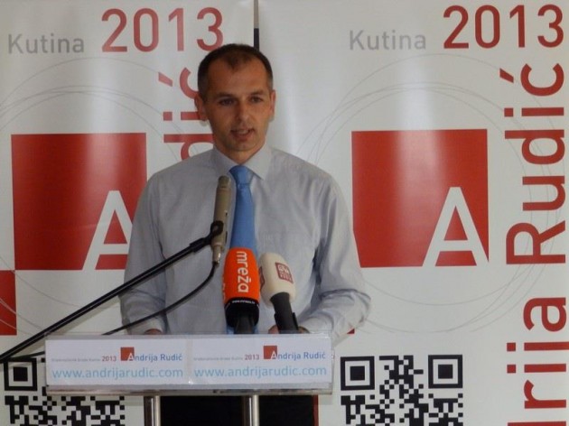 Andrija Rudić SDP-ov kandidat za gradonačelnika Kutine